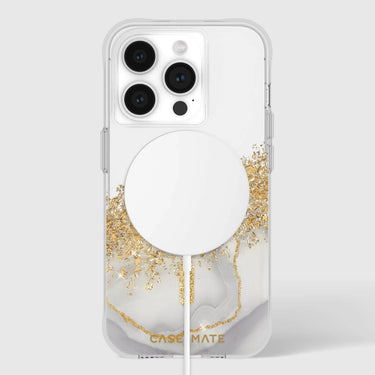 Case-Mate Karat MagSafe Case for iPhone 15 Pro - Marble